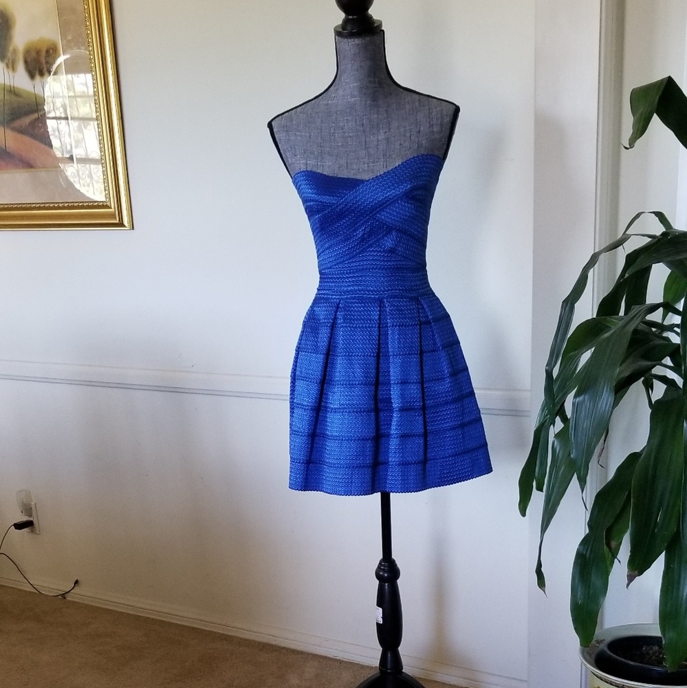 Varga Blue Short Dress Small